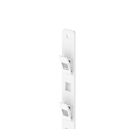 Suspended strip tape l = 38, 6 clothespins, white color-2