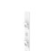 Suspended strip tape l = 38, 6 clothespins, white color