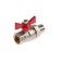Ball valve Base, with an American 1/2, butterfly