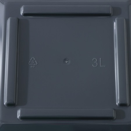 Kashpo with the insert "Style", 3 l, color graphite-4