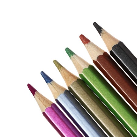 Pencils of colored 6 colors "Fantasy. Metallic", hexagonal-2