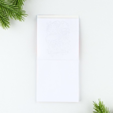 Gift New Year's set: notebook and wax crayons "Magic Unicorn"-6