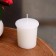Aromatic candle "Black Coconut", black coconut, set 5x4.5 cm, 3 pcs