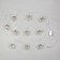Garland “thread” 3 m with nozzles “Crystal bulbs”, IP20, transparent thread, 80 LED, glow blue, 8 modes, 220 V