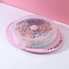 Menzhitsa with a lid, 35 × 27 cm, 5 departments, color mix
