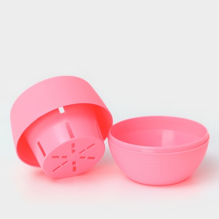 Pot for flowers with the Podon "Japan", 125 ml, d = 8 cm, h = 6.5 cm, pink color-2
