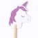 Toy "Unicorn with overlays" 3D, 65 cm