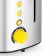 Toster KitFort KT-6027, 820 W, 6 frying modes, 2 toasts, silver-yellow