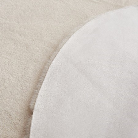 Plush mat Sofi de Marko, size 150x150 cm, beige color-4