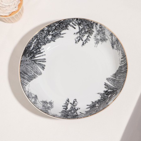 Pisage plate, d = 24 cm, porcelain-1