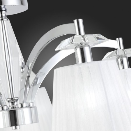 Ceiling lamp ST LUCE. SL1756.102.05. Bello. 5x40 watts, E14, 70x70x34 cm, chromium color-10