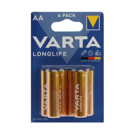 Battery Alkalin Varta Longlife AA set 6 pcs