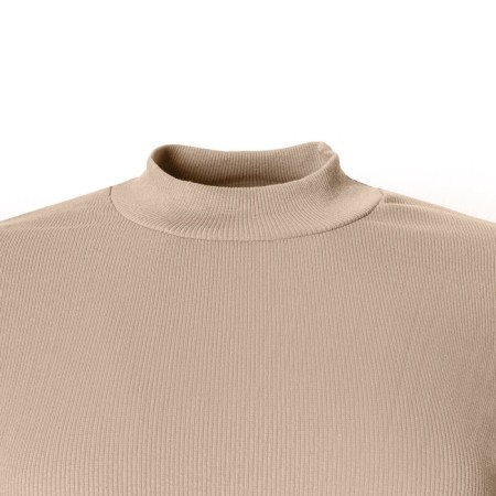 Turtleneck female, beige color, size 50-5