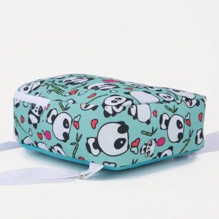 Baby backpack on lightning, turquoise color-4
