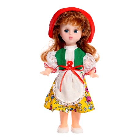Doll "Red hat", 35 cm, mix-11