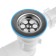 Siphon for the bathtub "Ani Plast" Varangian C6050, flat, 1 1/2 "x 40, with release and overflow