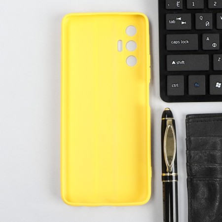 Red Line Ultimate cover for Tecno Pova 3, silicone, yellow-1