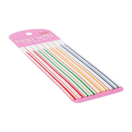 Block-filling with a sticky edge plastic 20l x 8 pieces, fluor strip, 140mm x 6mm Calligrata 105326