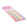 Block-filling with a sticky edge plastic 20l x 8 pieces, fluor strip, 140mm x 6mm Calligrata 105326