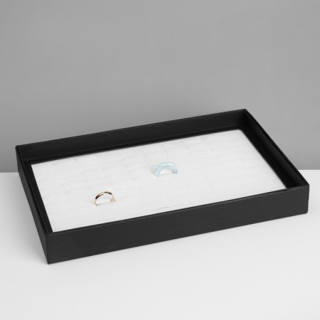 Steam for jewelry "Casket" 100 seats, 29 × 19 × 4 cm, black and white color-3