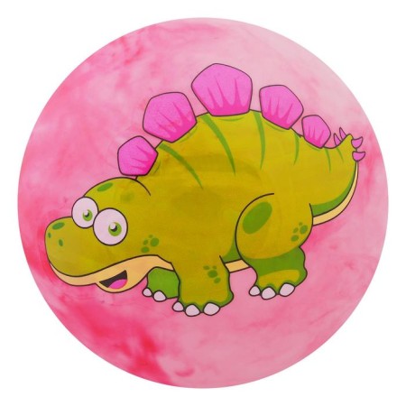 Children's ball "Dinosaurics", D = 25 cm, 60 g, pink color, Mix drawing-3