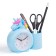 Clock - organizer with the alarm clock "Cute unicorn", discrete move, d -6.5 cm, 12.5 x 9 cm, aa