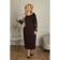 Female dress, size 50, burgundy color