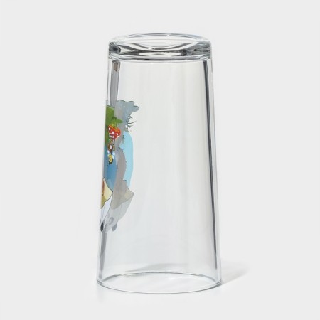 A set of glasses "Funny animals", glass, 230 ml, Mix drawing-6