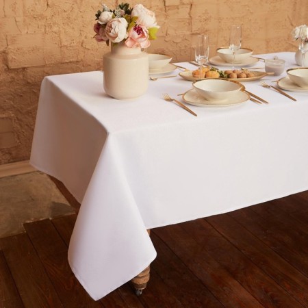 The tablecloth "Ethel" Cozy 150*250 +/- 3cm, cell, pl. 192 g/m2, hl with VGMO-4