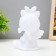 Nightlight "angelic baby" LED from battery 3xlr44 white 7x10x15cm Risalux