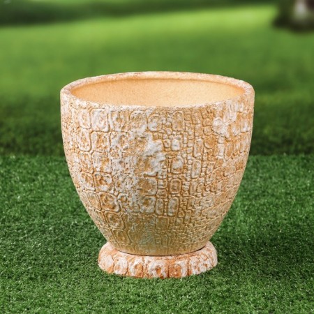 Pot "Diana" with skin, middle, 20x20cm-1