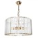 Pollux22 cm chandelier, D 42 cm, 6x40W E27