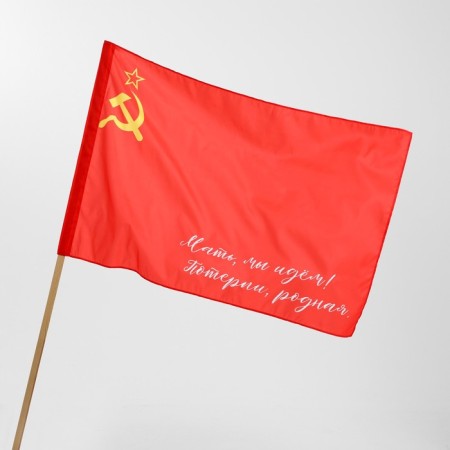 The flag "Mother, we are going!"-3