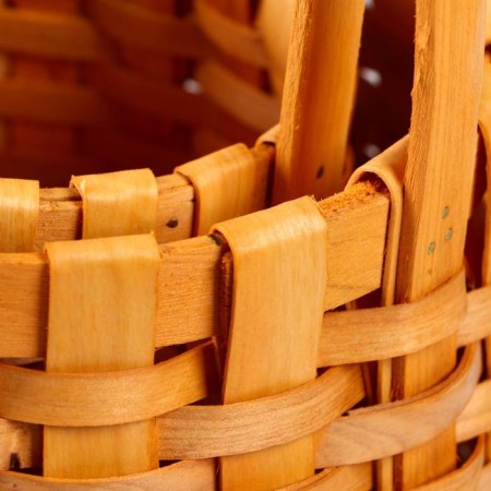Set of wicker baskets, sequoia, 18x12/26 cm, 13.5x10.5/23 cm, 2 pcs., Natural-3
