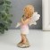Souvenir Polystone "Angel -musician - Flowers game" MIX 3.5x4.5x9 cm
