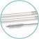 A set of Baby Jet accessories for bottles and Super Med series (2 tubes + brush)