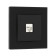 Single Single Tot Matte Glass, hidden, glass, black