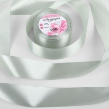 Satin tape, 40 mm × 23 ± 1 m, silver color No. 176
