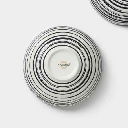 Набор салатников фарфоровых Magistro Hypnose, 650 мл, 14,7×7 см, 2 шт-4