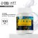 Artistic gouache, white titanium, 100 ml artlavka