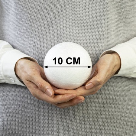 Foam blanks for creativity "Ball" 10 cm-2