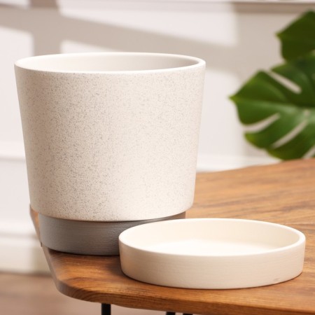 Flower Pot "Laksheri" White Platan No. 4, 3.2 l-1