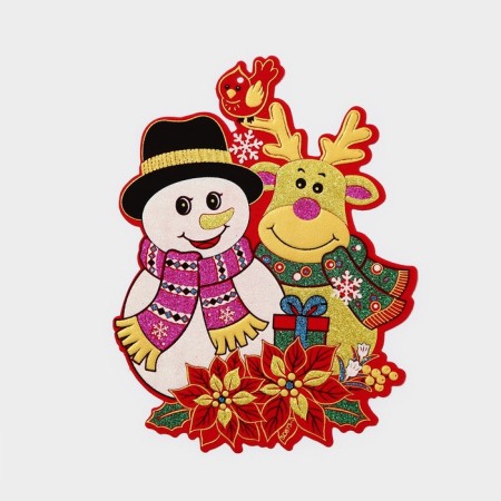 Decorative sticker "Fun friends" 23x18 cm-1