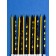 Set of candles for the cake "Airy balls", 12 pcs, gold and black