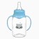 A bottle for feeding "baby raccoon" 150 ml, cylinder, with handles, blue color