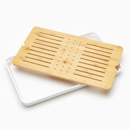 Traine for the tea ceremony, 42.5 x 25.5 x 4 cm, white tray-1
