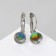 Earrings with Rainbow Day rhinestones