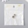 Bead for creativity Metal "Two hearts with a crown" silver 1x1 cm