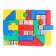 Set of colored cubes, "animals", 38 elements, 4x4 cm