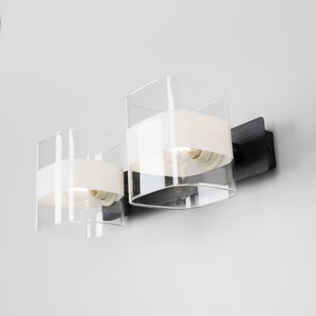 Sconces Citilux "Virta" CL139322, 32x12 cm, 2x60W, E14, Black Color Black-1